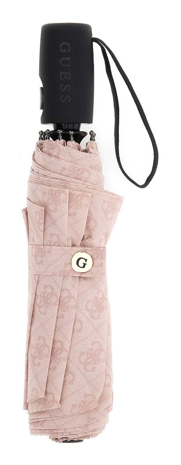 GUESS ombrello Open-Close Umbrella Rose Logo rosa