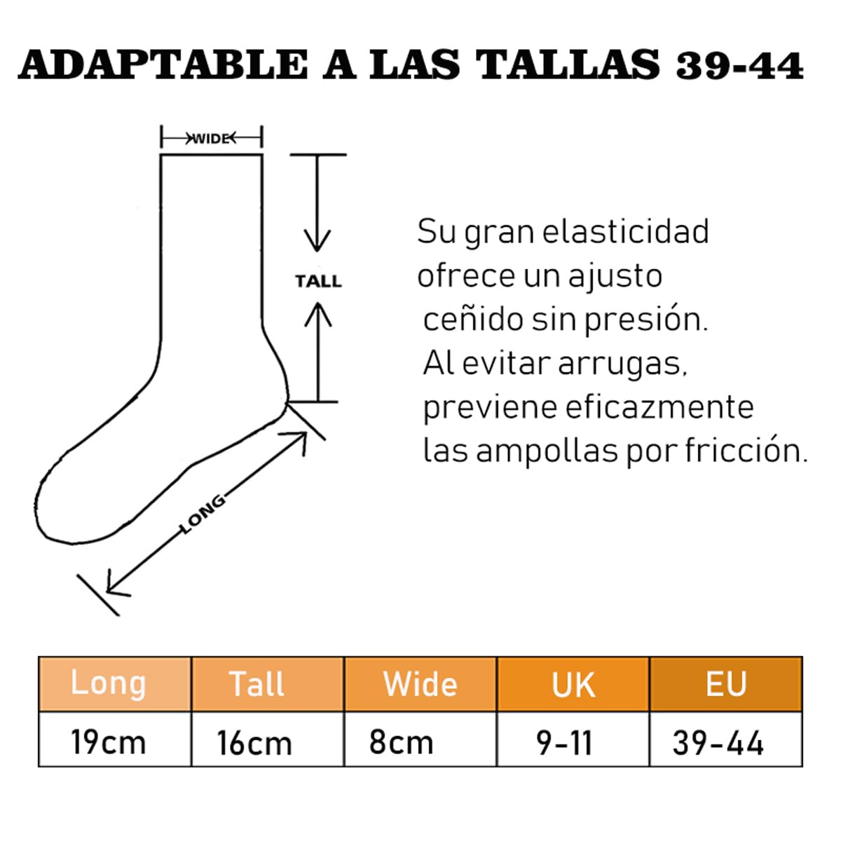 Calcetines de Ciclismo, Pack de 4 Pares, Transpirables con Compresión, Unisex Hombres Mujer Calcetines bicicleta hombre Mtb calcetines crossfit hombre running para correr futbol