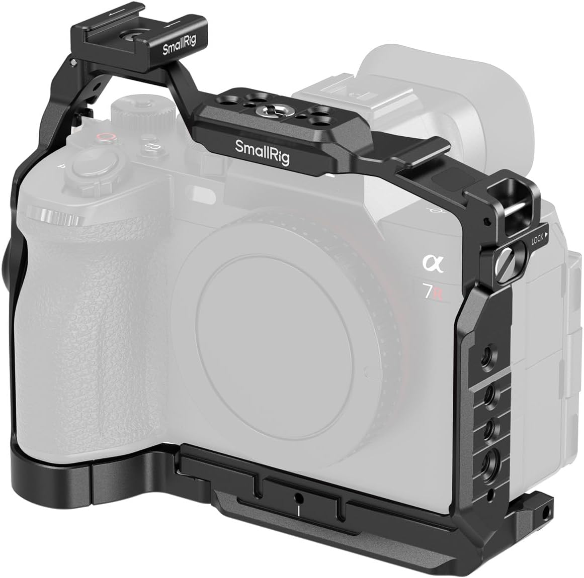 SmallRig HawkLock A7R VI Cage ONLY for Sony Alpha 7R VI, 4-Point Locking, Built-in Plate for Arca