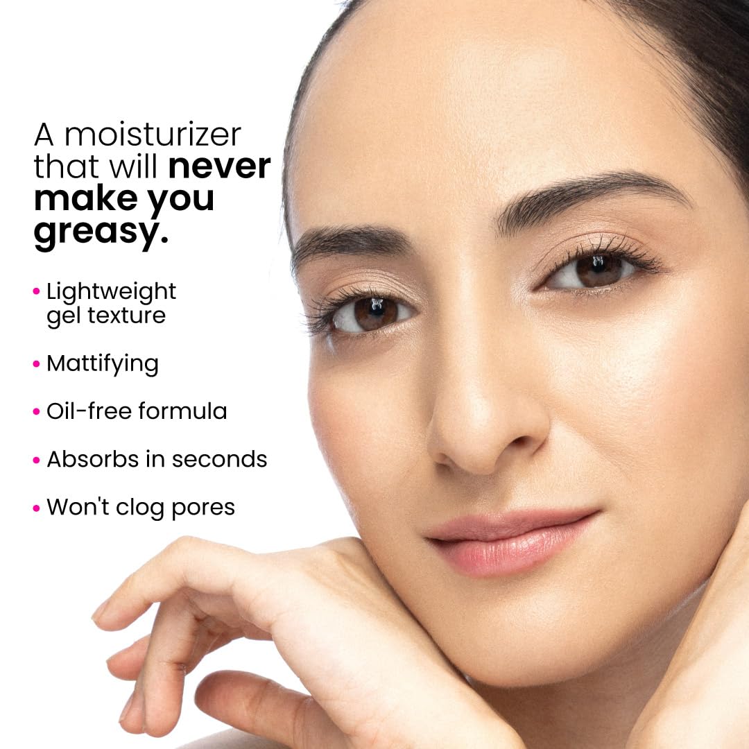 Foxtale Oil-Balancing Gel Face Moisturizer with Niacinamide & Cica | 8hr Oil-Free Glow | Lightweight & Non-Greasy | Reduces Acne & Calms Skin | For Oily & Acne-Prone Skin, 15ml | Men & Women 2