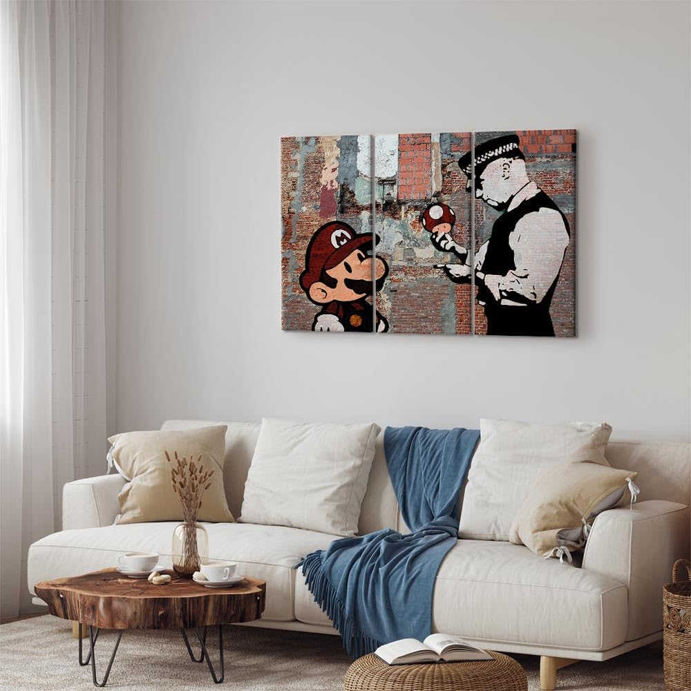 B&D XXL - Akustikbild Akustikschaumstoff, 120x80 cm, 3-teilig, Schallschutz