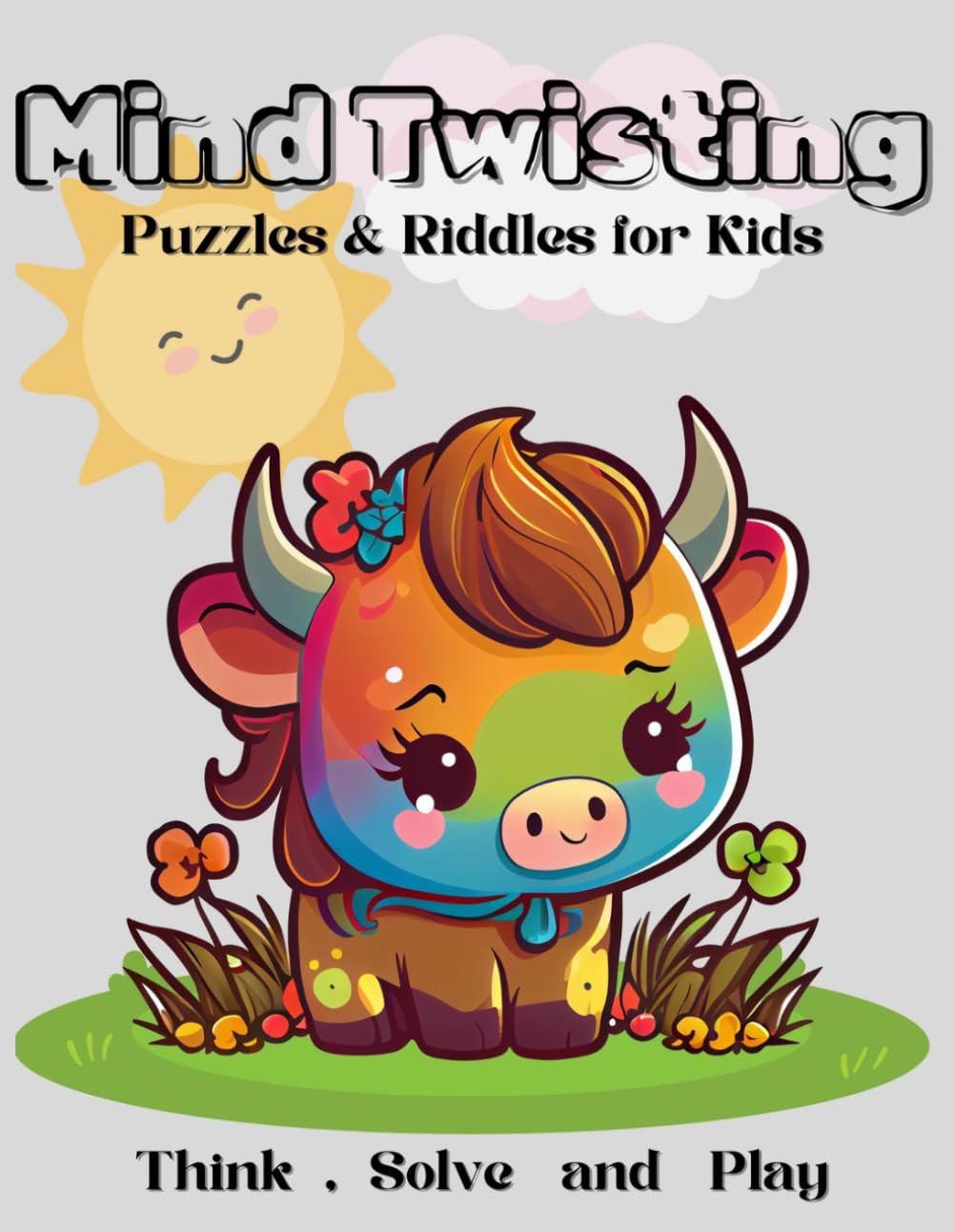 Mind Twisting , Puzzles & Riddles for Kids: Think, Solve and Play
