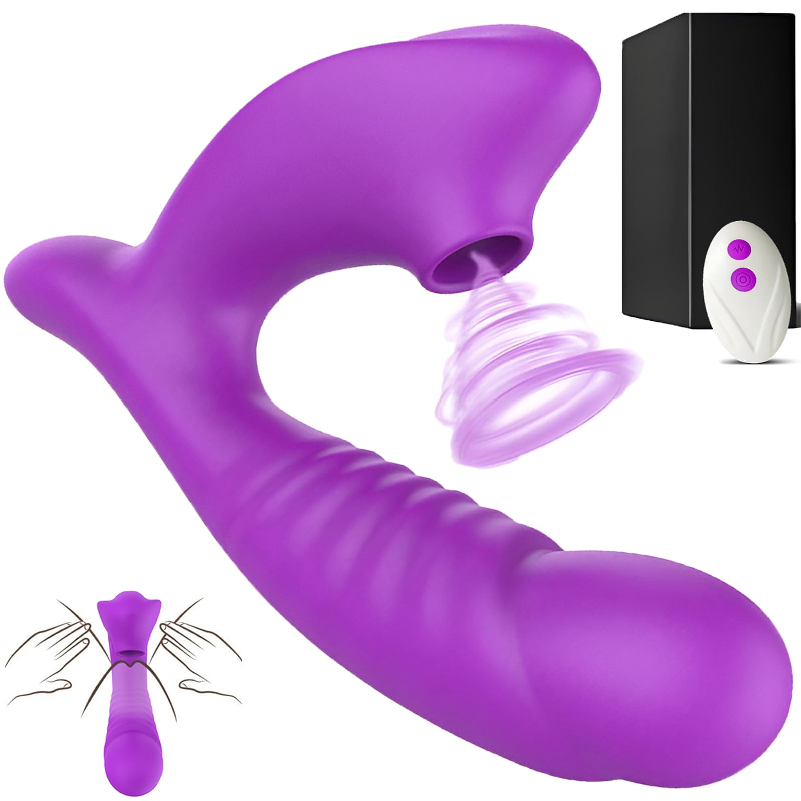 Vibratoreper Donna Clitoride Professionale Piccolo Succhia Clotoride per Donna Stimolatore Clitoride Femminile 10 Modalità Sexytoysys Donna Stoys Sessuali per Donna Vibratore