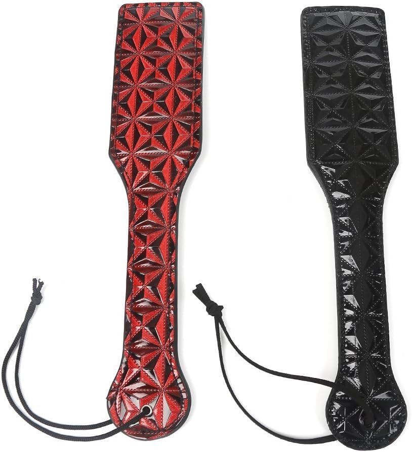 Tapette en cuir de qualité supérieure pour accessoire de jeu de rôle et maid