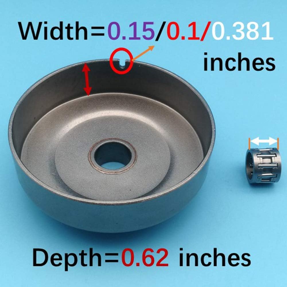 Clutch Drum Sprocket Compatible with Stihl 017 018 021 023 025 MS170 MS180 MS210 MS230 MS250 MS 170 180 210 230 250 1123 640 2003 9460 624 0801 9460 624 0801 9512 933 2260 3/8" Pitch Z176