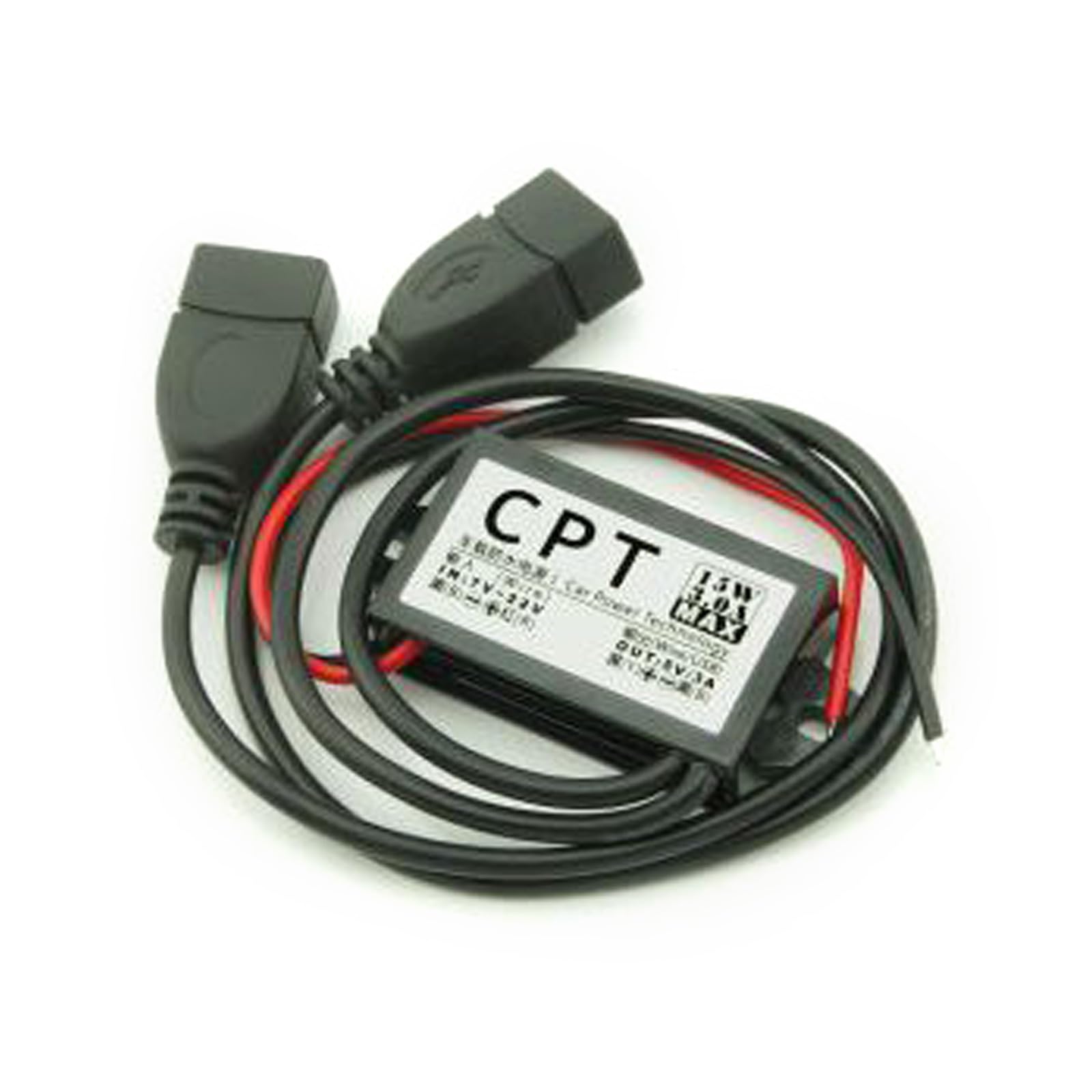 YROHGKPN Direct Current Converter 12V to 5V 3A 15W Single/Double USB