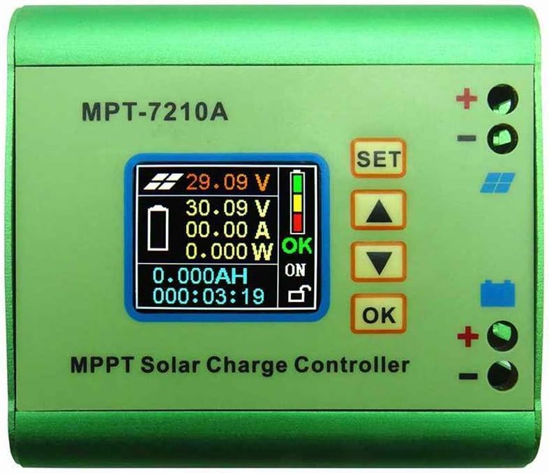 EPEVER MPT-7210A MPPT Solar Panel Regulator Charge Controller with LCD Display for 24/36/48/60/72V