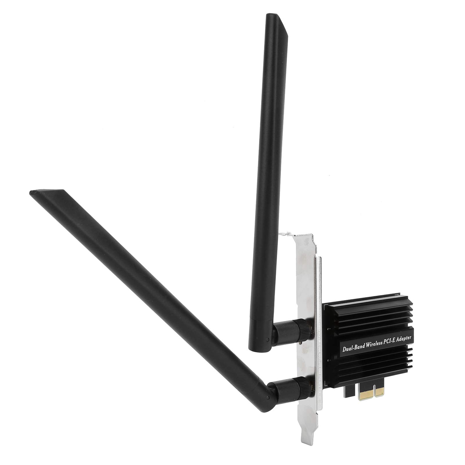 Bewinner Scheda WiFi 6 PCIe AX3000 con Bluetooth 5.1, Adattatore Wireless Dual Band 574+2400Mbps, 2 Antenne da 8dBi e Cavo di Prolunga per PC Desktop