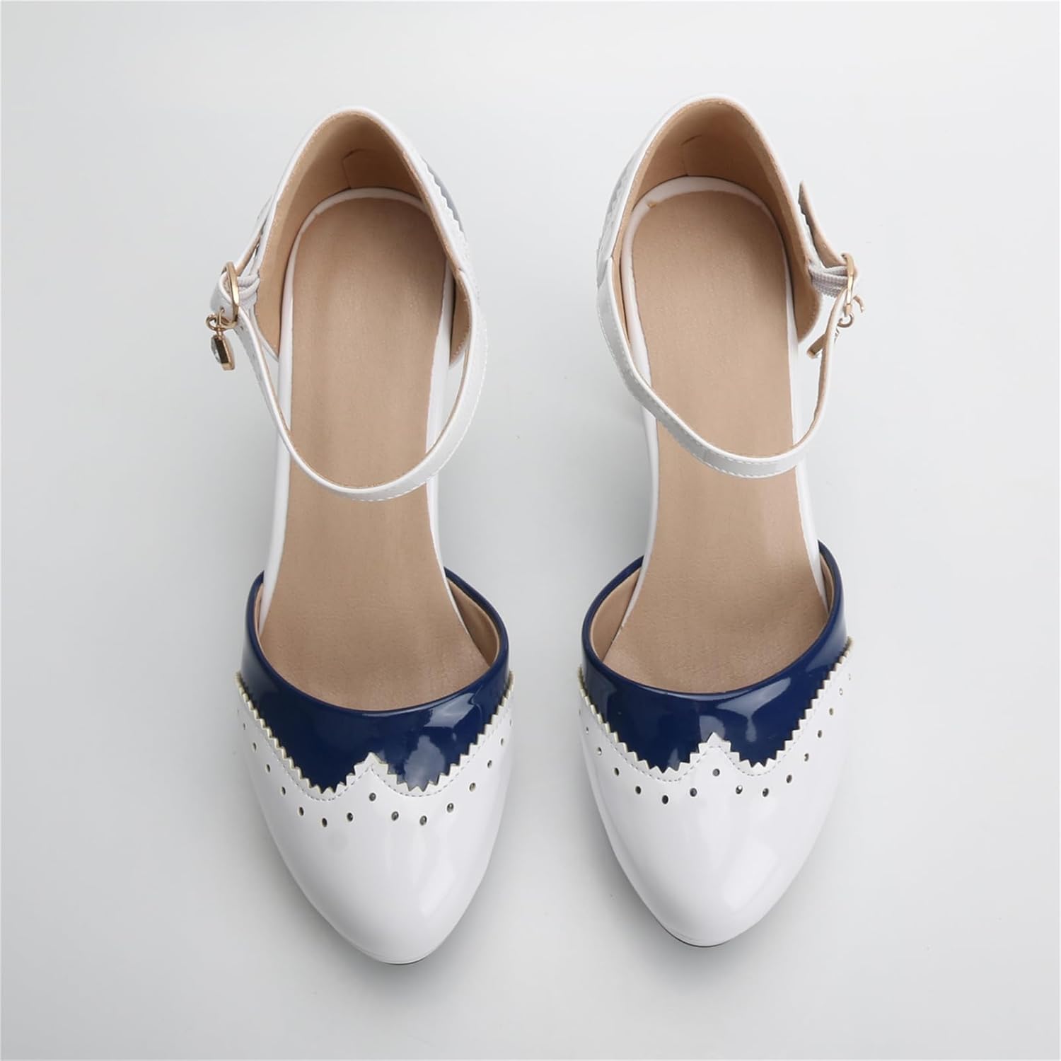 Mary Janes for Women Platform Heels Bow Kawaii Shoes Vintage Dress Pumps - Image 4