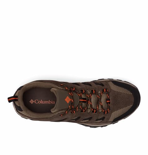 Columbia Mens Crestwood, Camo Brown/Heatwave, 11