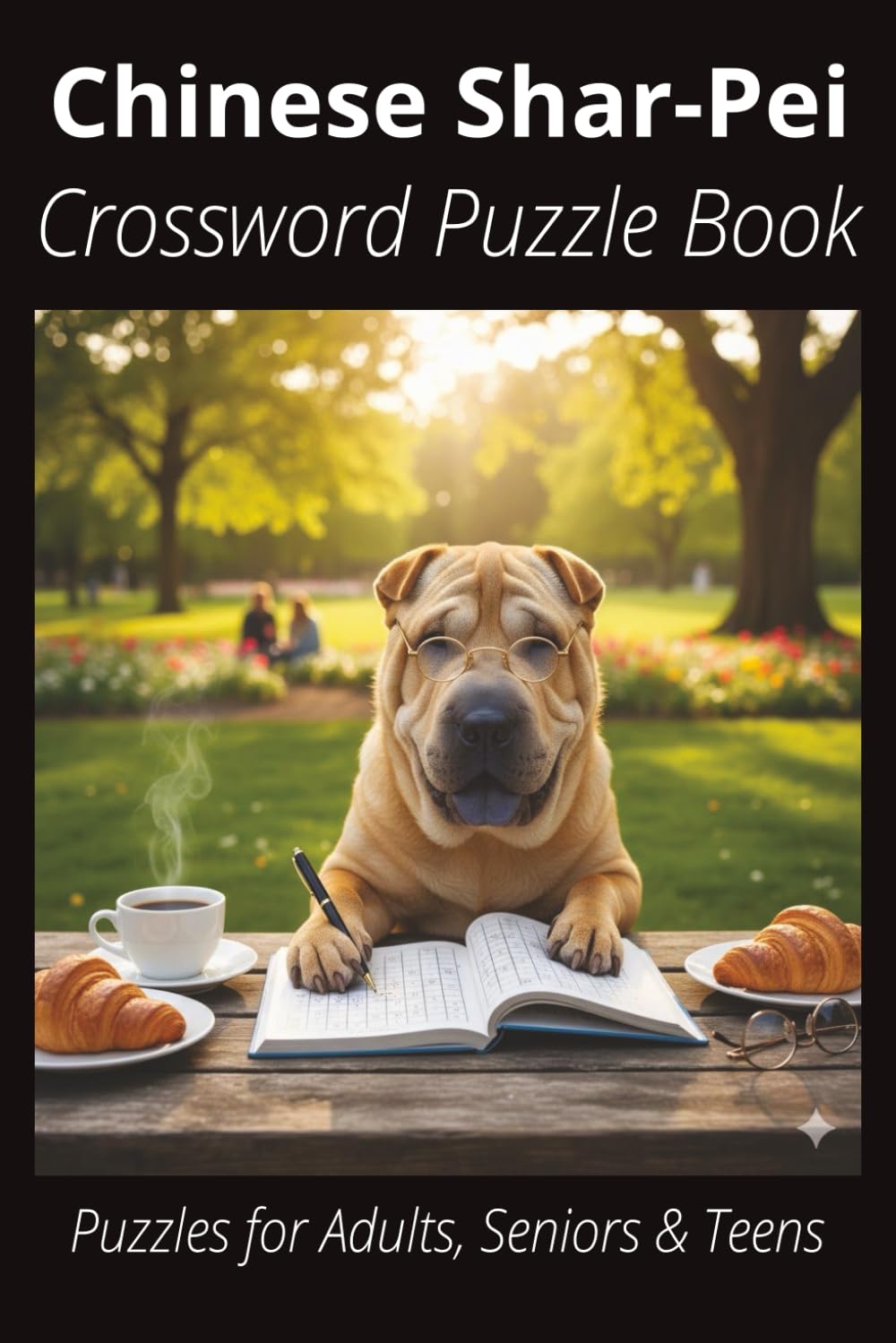 Chinese Shar-Pei Crossword Puzzle Book: Crossword Puzzles with Easy-to-Read Print About Chinese Shar-Peis, Loyal Companions, Training, Fun Facts & ... Pet Lovers, Vacations, and Relaxing Moments