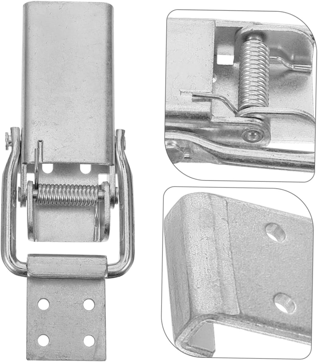 Truck Security 2pcs Trailer Door Latch Hasp Spring Lock Latch for Rv Trailer Outdoor