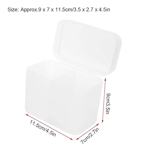 Miniatura 5 de Caja de almacenamiento de uñas de 2 rejillas, removedor de esmalte de uñas, contenedor de almacenamiento de cosméticos, caja de almacenamiento
