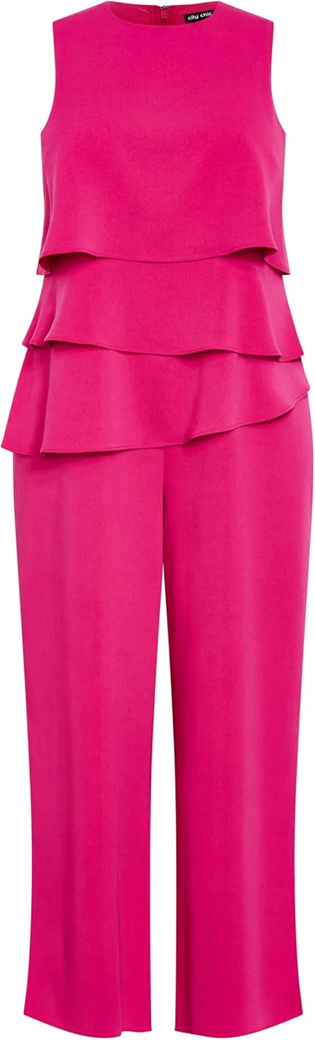 City Chic Plus Size Jumpsuit, Alexis Jumpsuit - Image 6