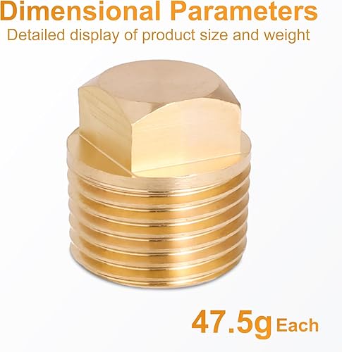 Miniatura 2 de 2 tapones de drenaje NPT de 12 pulgada, tapón de drenaje de barco de latón macizo, tapones de drenaje mejorados para Bayliner Four Winns, Glastron