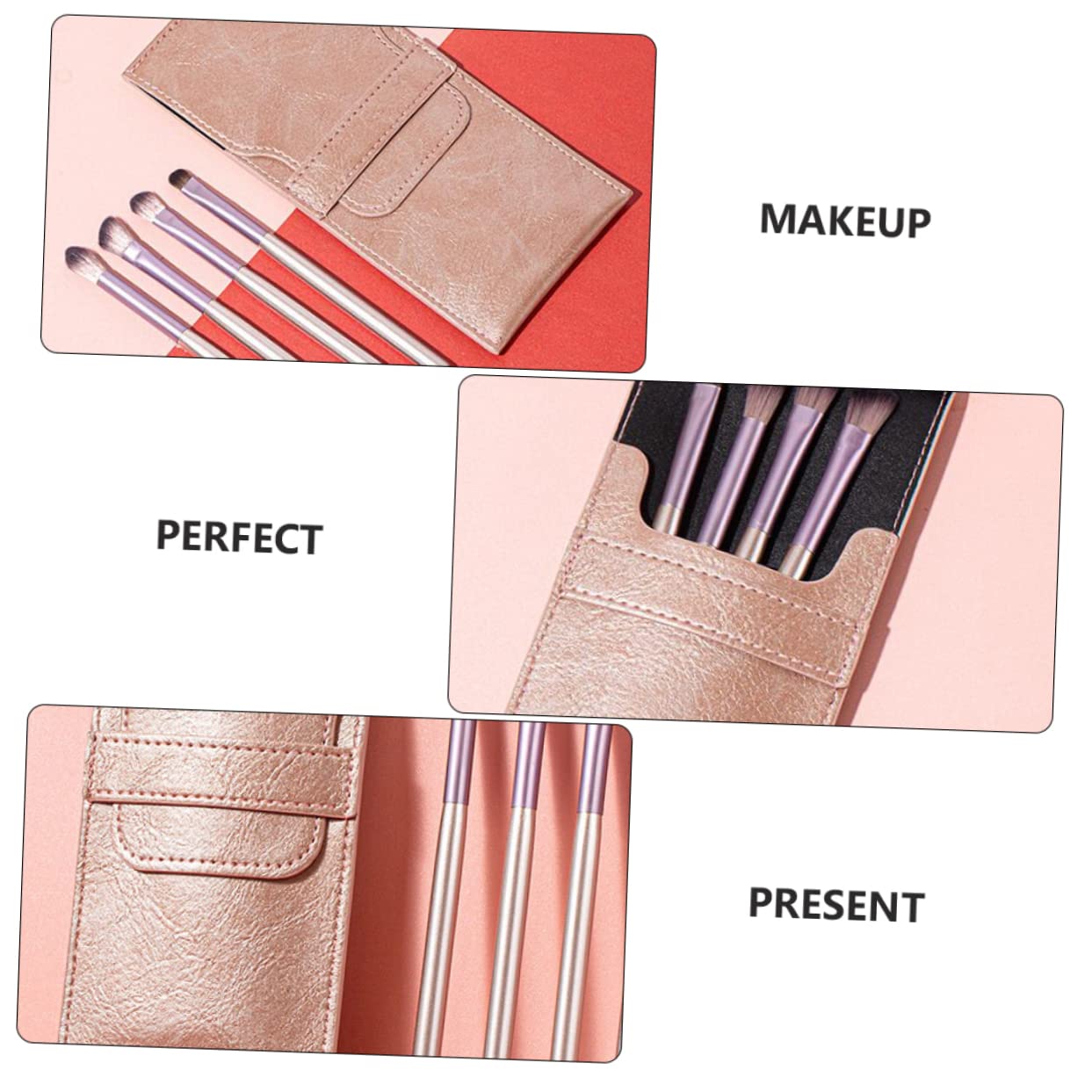 FRCOLOR 3 pezzi 1 4 pennelli per il trucco degli occhi per la miscelazione di pennelli per ombretto, pennello per eyeliner, pennello cosmetico, strumento cosmetico, strumenti per il trucco della
