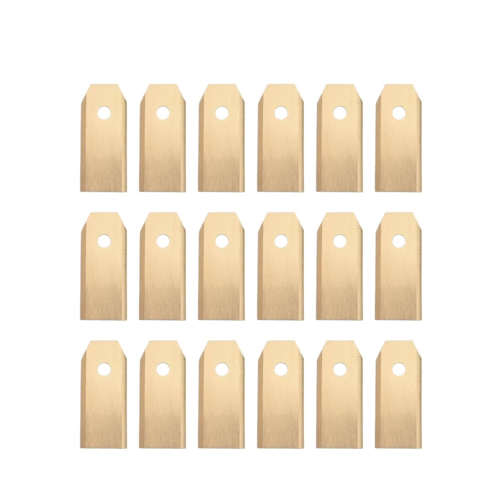 Cuchillas De Repuesto for Cortacésped, Cortadora De Césped De Acero Inoxidable, Compatible Con Cortacésped Robótico | 18pcs gold