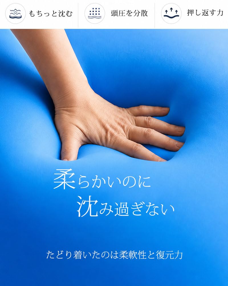 Amazon｜BlueBlood 3D体感ピロー 枕 Classic ブルーブラッド3D体感