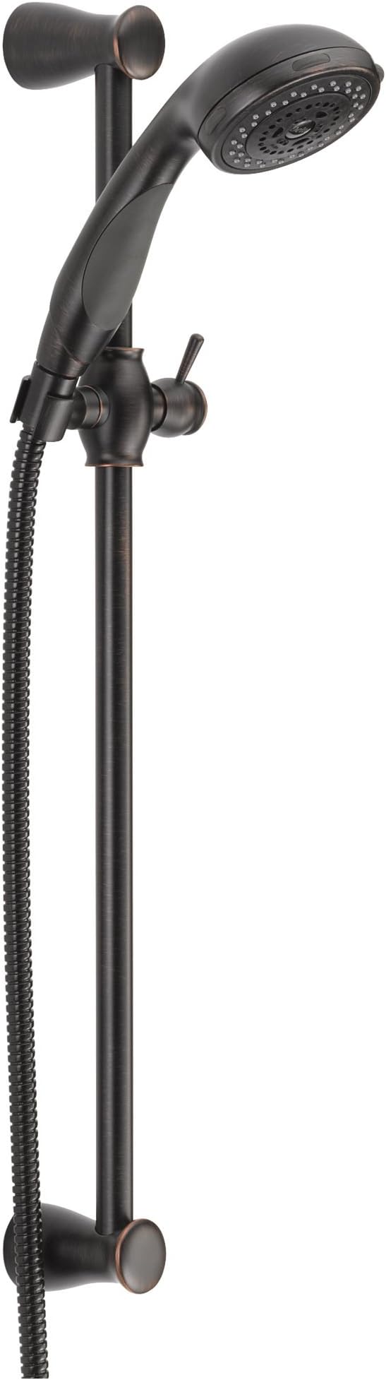 Delta Faucet 3Spray Slide Bar Hand Held Shower with Hose, Oil Rubbed