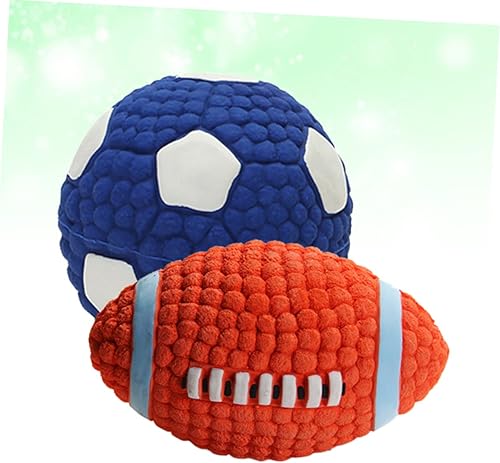 Miniatura 7 de balacoo Juguete chirriante para perros, juguete masticable para mascotas, 2 piezas, juguetes para perros pequeños, juguete para mascotas al aire