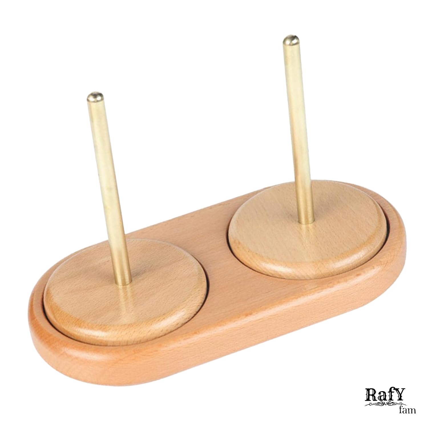 Amazon.co.jp: RafYfam ヤーンホルダー ダブル糸ホルダー 回転 吊り