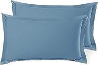Vista 91 de Nestl Juego de 2 fundas de almohada suaves de microfibra de doble cepillado, fundas de almohada de cama prémium estilo hotel, con brida decorativa