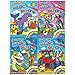 Price comparison product image Childrens Magic Colour Painting Collection 4 Books Set (Fairy, Dinosaur, Farm, Beach)