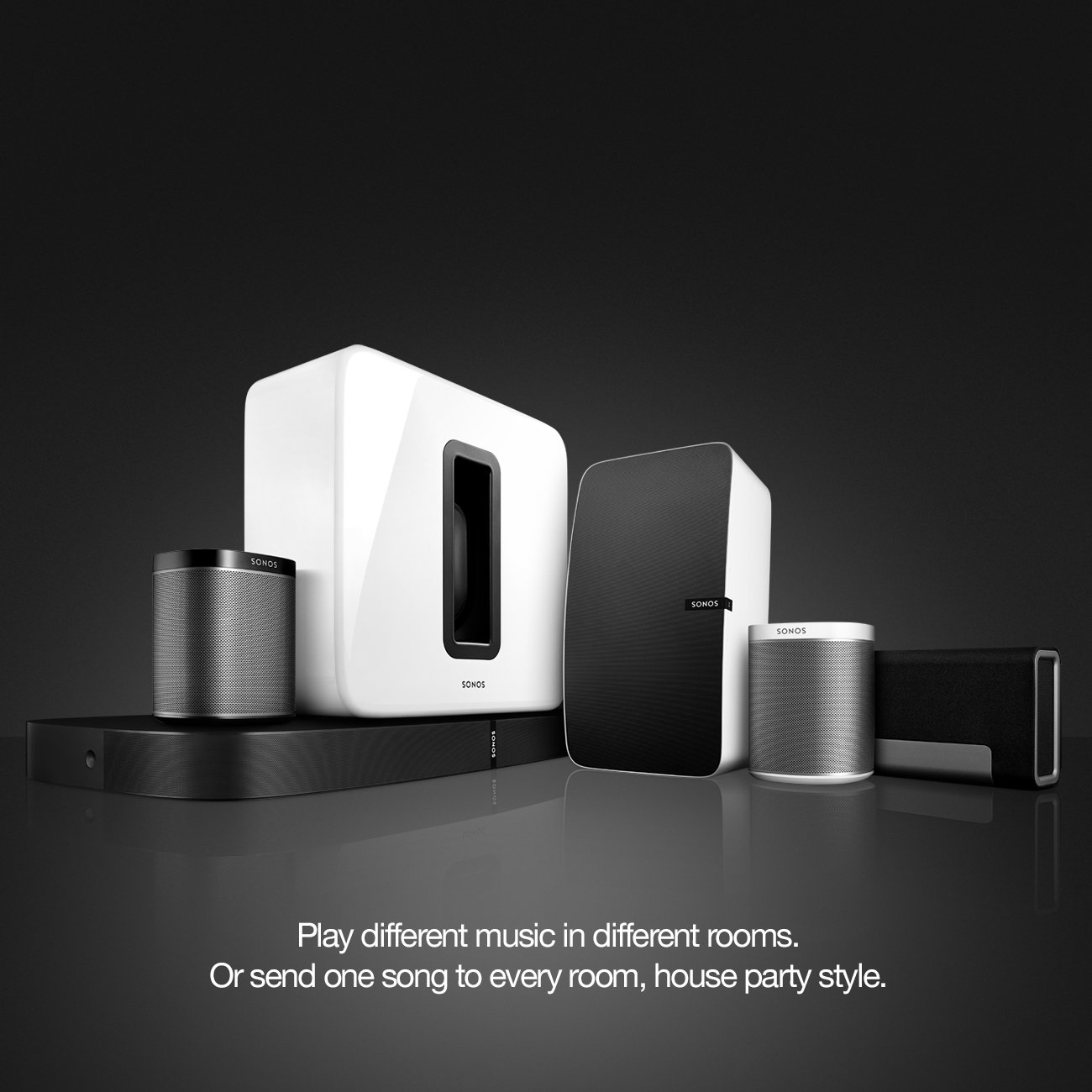 Sonos Speakers Sonos Play Different Music In Different Rooms Two