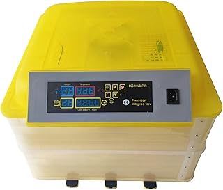 HQHAOTWU Automatic Incubator, Egg Incubator 96 eggs, LED Display Automatic Egg Turnover and Temperature/humidity control, 110V