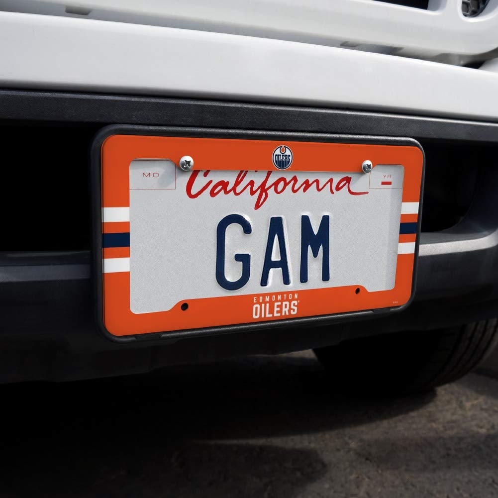 GRAPHICS & MORE NHL Edmonton Oilers Logo License Plate Tag Frame