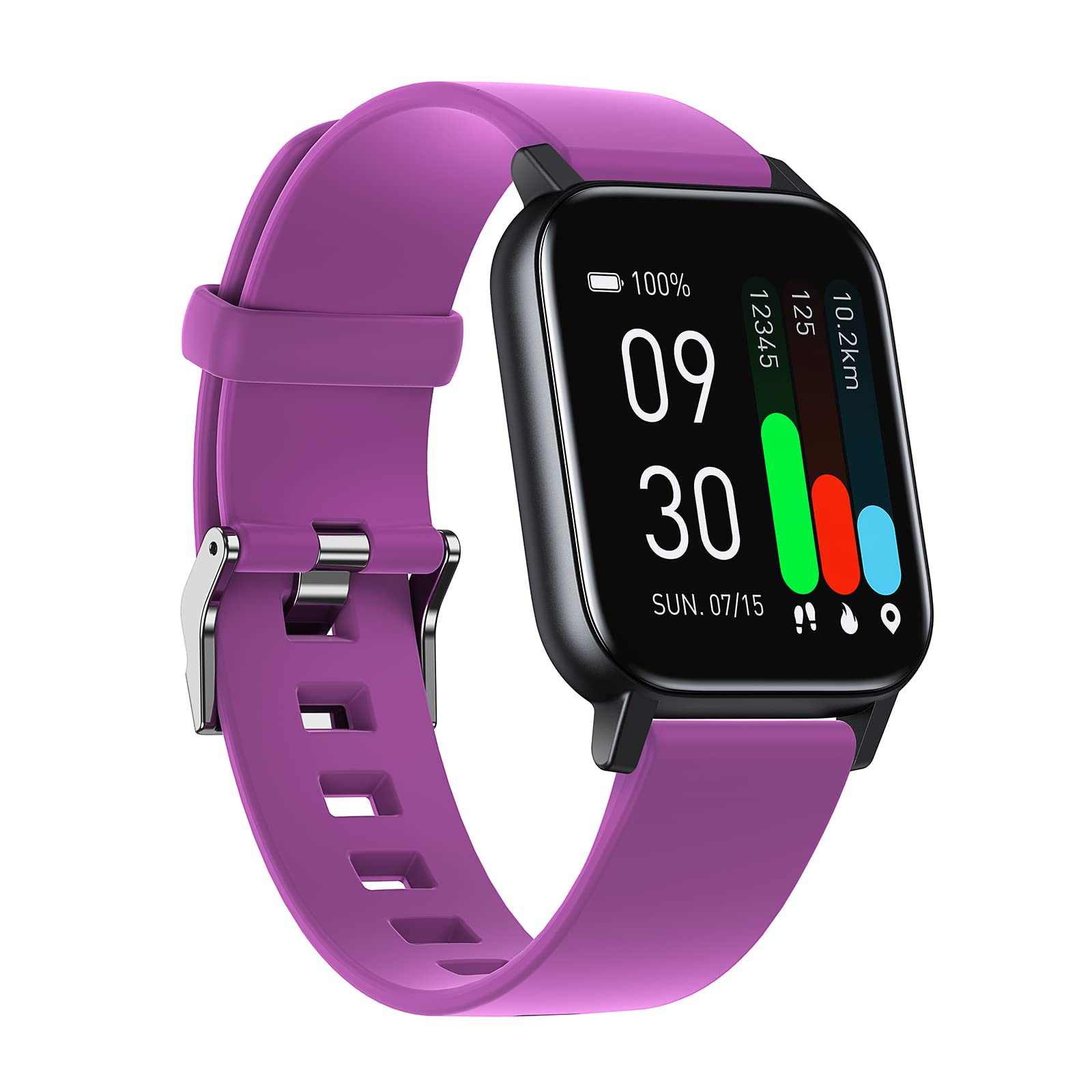 Inteligentny zegarek dla mężczyzn kobiet, monitor aktywności fitness 3,5 cm ekran dotykowy HD smartwatch z zegarkami fitness monitor snu pulsometr, wodoodporny krokomierz IP68 16 trybów sportowych