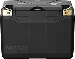 NOCO Lithium NLP20: Ultra-Light 12V Lithium Powersport Battery – Group 20 – 7Ah – 600A Start Power – Intelligent BMS – UL Certified