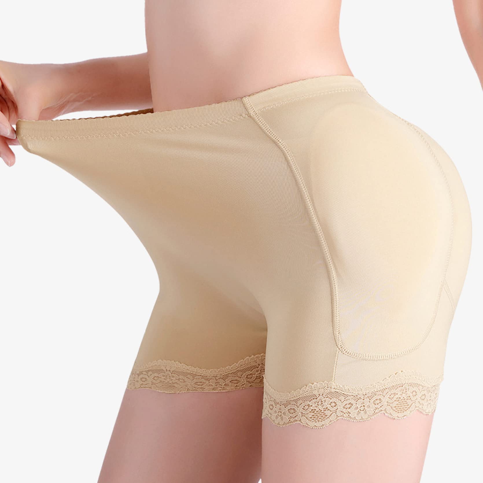 Mutandine Modellanti Senza Cuciture, Modellanti per Il Corpo, Modellanti per i Fianchi, Push-up, sollevatori di Glutei (Khaki S)