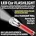 GF Pro Super Bright LED Flashlight for Car Repair Emergency & Survival Safety Handheld Magnetic Flash Light Built with a Sturdy Tactical Design (1 PK)