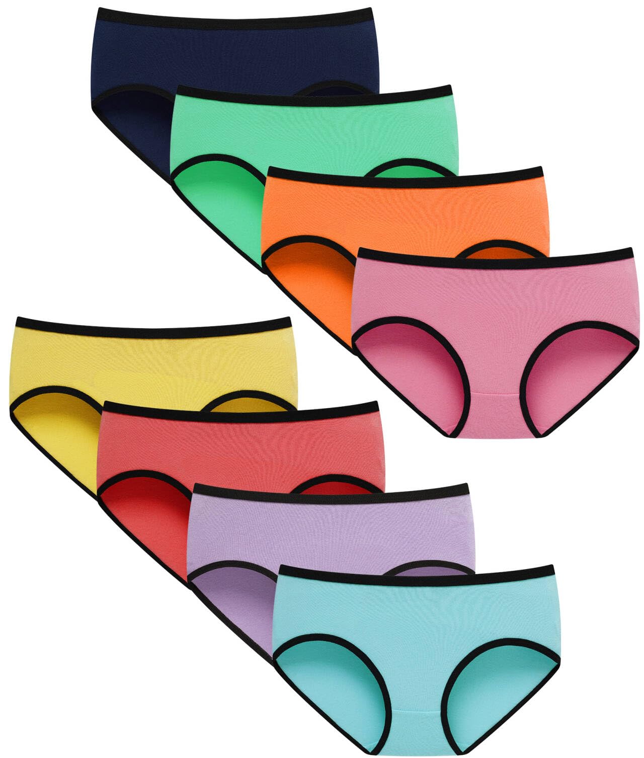 Finihen Teens Girls Hipster Underwear Fashion Girl Panties Soft Polyester Briefs