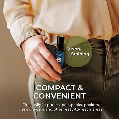 Miniatura 102 de Gya Labs Aceite esencial de sándalo roll-on para calmar la esencia en cualquier lugar, cuidado de la piel y aroma cautivador tanto para mujeres como