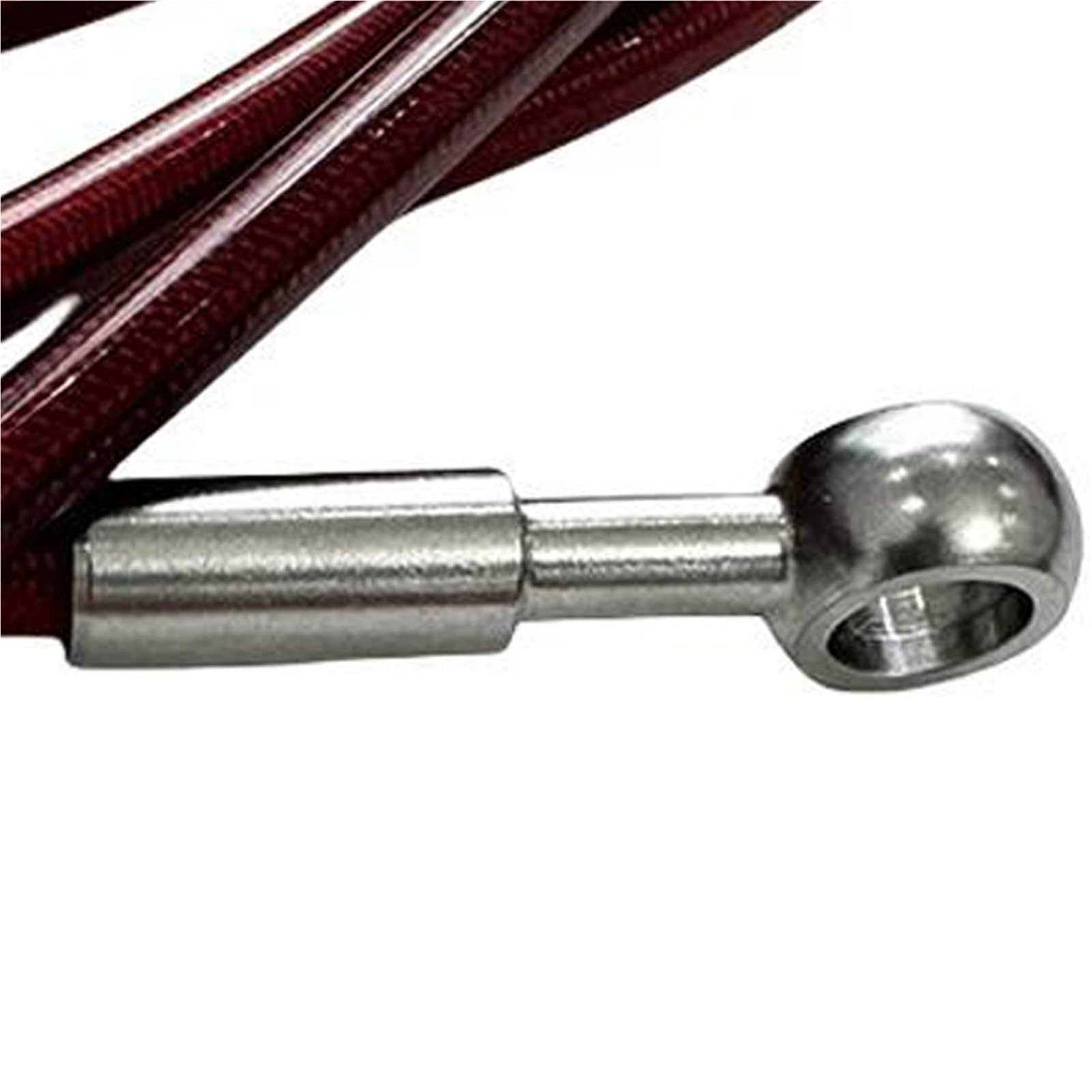 Tubo flessibile dell'olio Tubo Flessibile Per Olio Freno Frizione Moto Universale 10 Cm-500 Cm 0°-28° Idraulico Rinforzato In Acciaio Inossidabile Intrecciato(460CM)