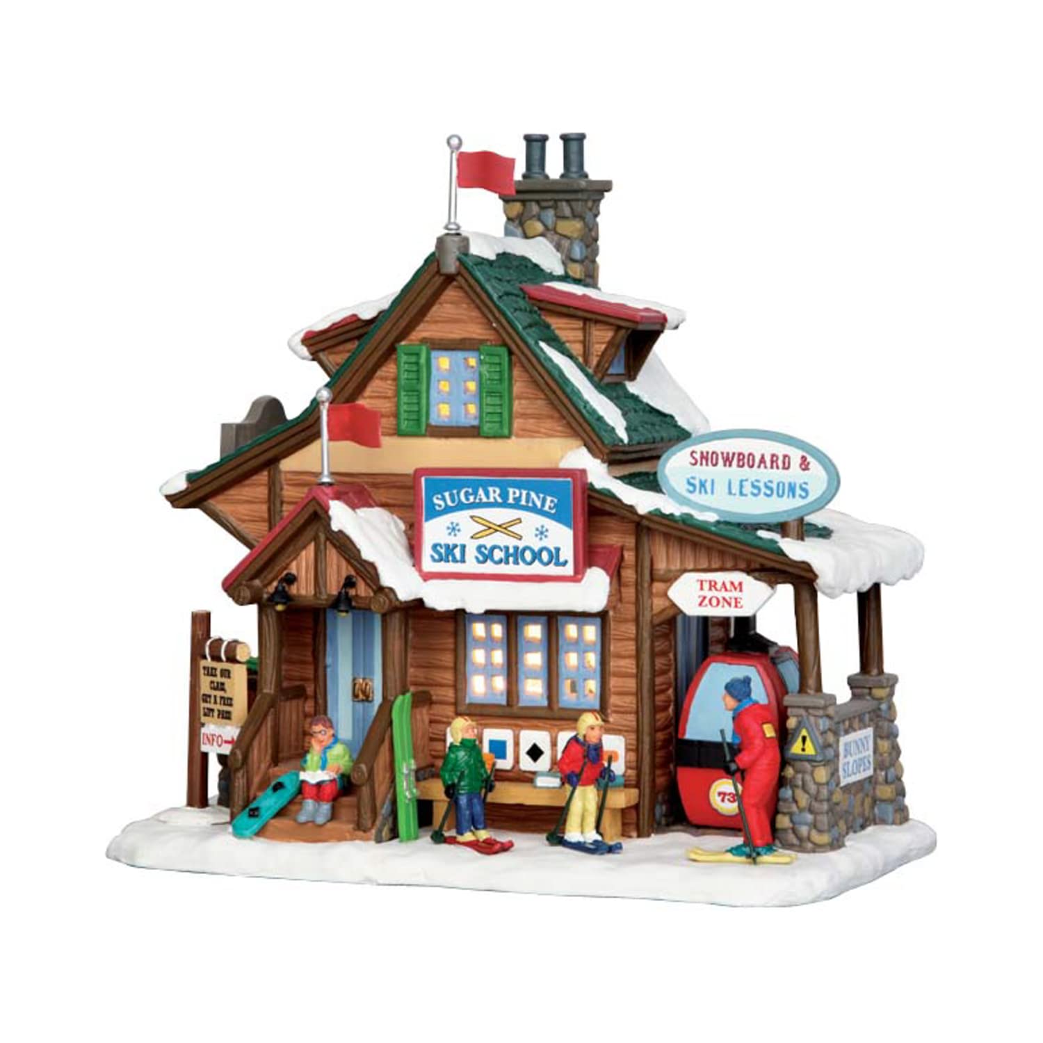 Lemax Vail Village 55940 Bâtiment Lumineux : Sugar Pine Ski School