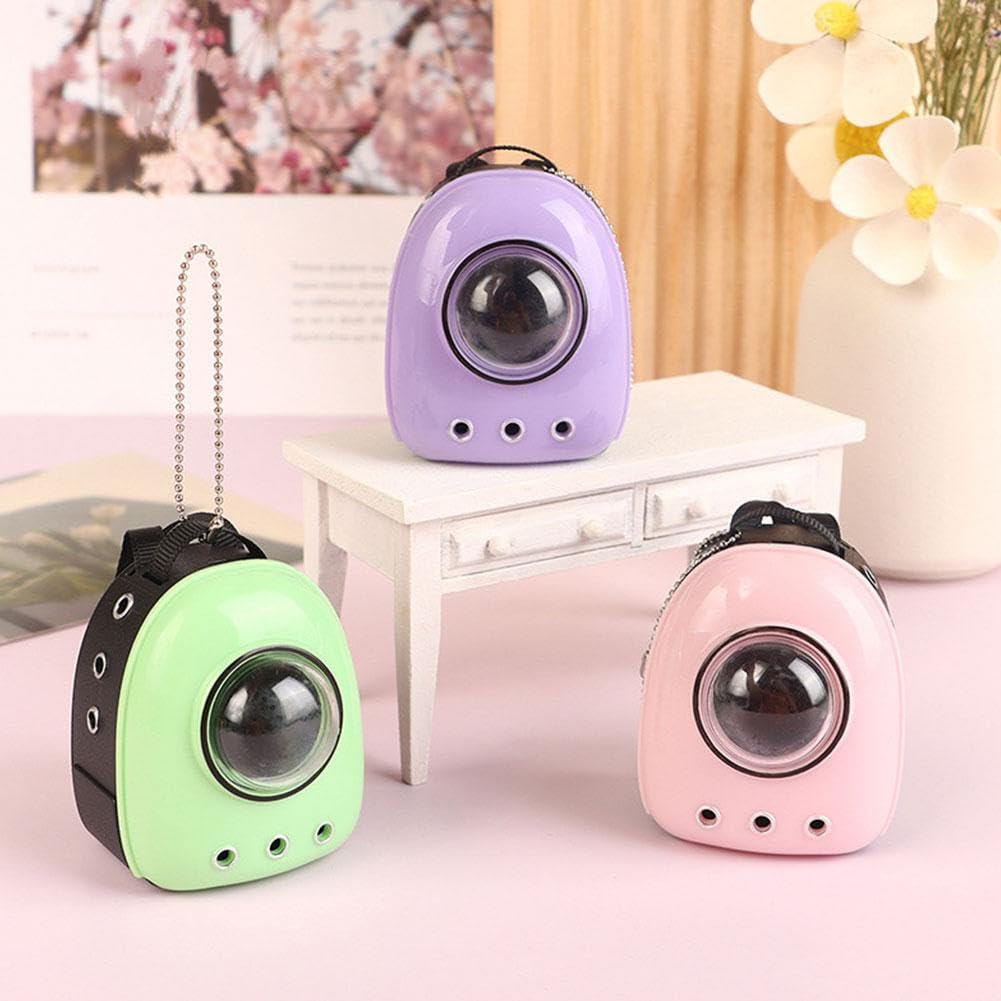 TOYANDONA Mini Zaino In Tessuto Verde Per Bambole – Accessorio In Miniatura Per Case Delle Bambole E Ornamenti Fai Da Te