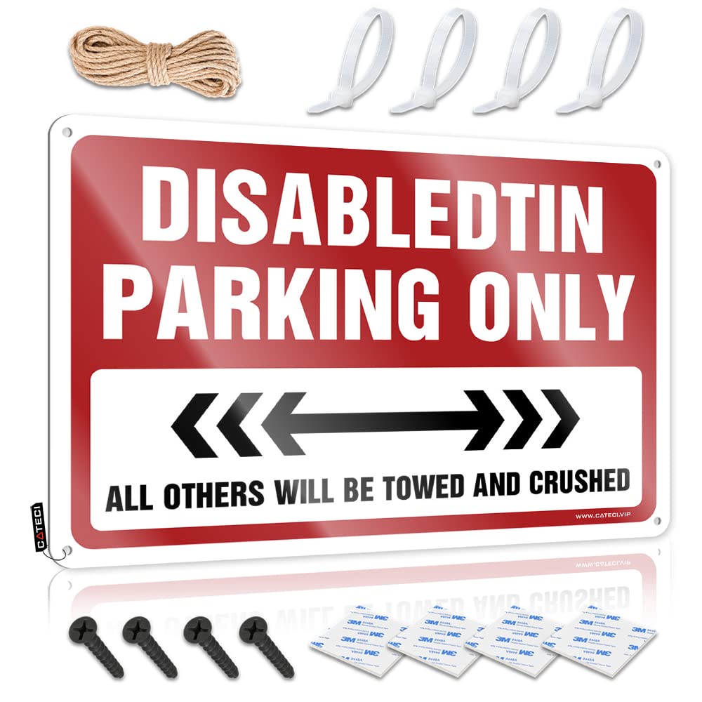 Krazmurongd Women's One Color Bar Rules Sign Disabledtin Parking Only Tin Sign In Home Bar Signs Tin Signs For Bar(20X30cm)