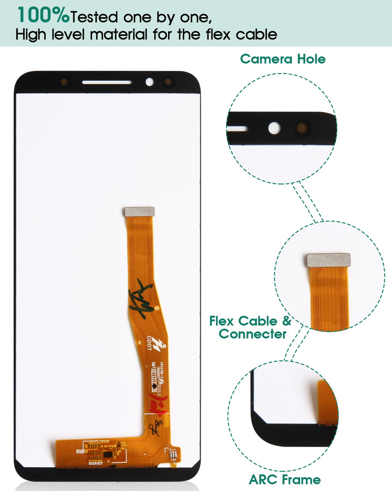 Amazon.com: Screen Replacement for Alcatel 3X LTE 5058 5058A 5058Y