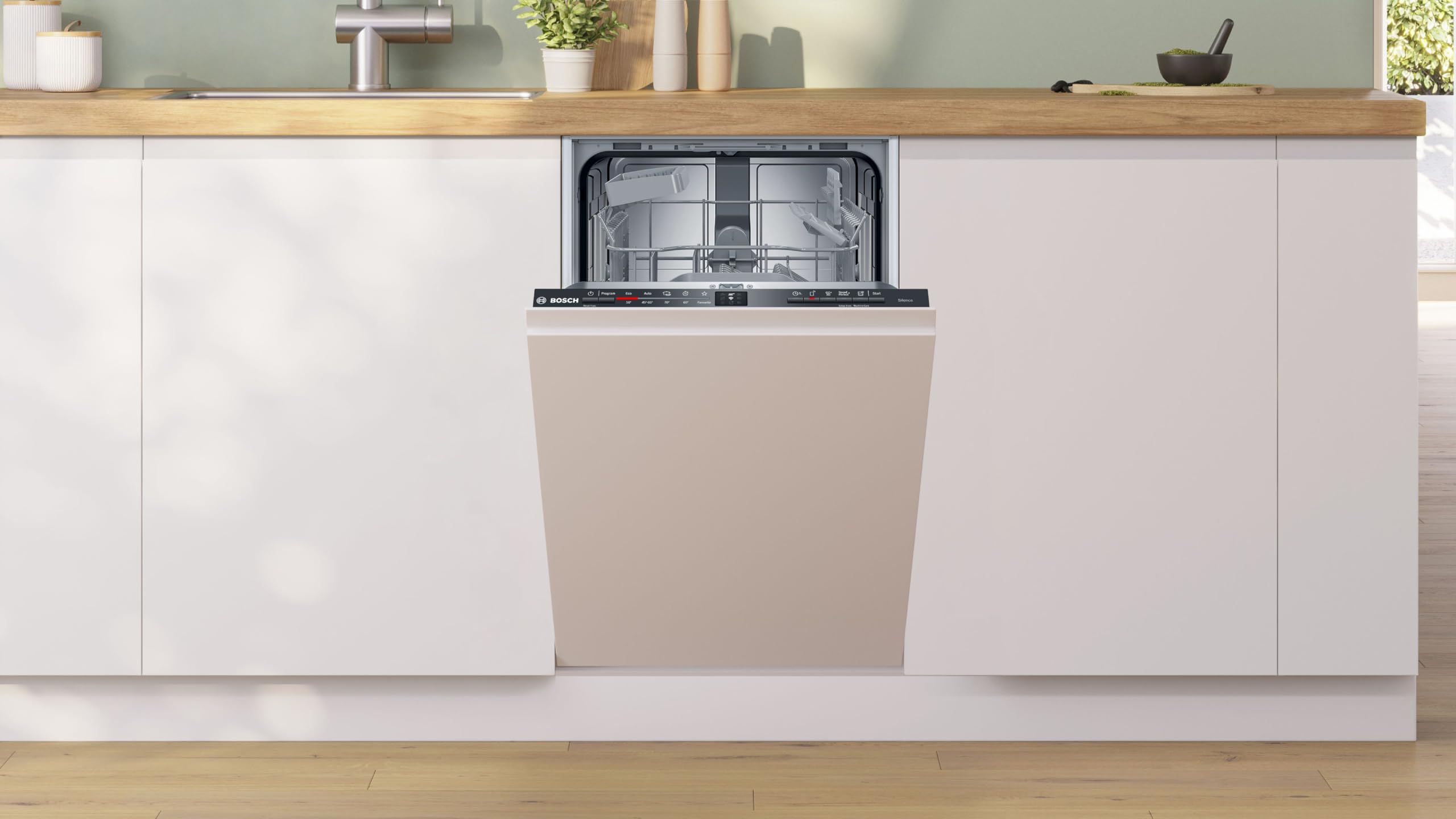 Bosch Série 2 Lave-vaisselle tout intégrable 45 cm 10 couverts Home connect