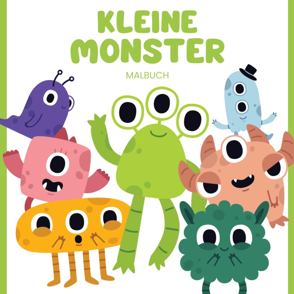 Kritzelbuch Kleine Monster ab 2 Jahren: Liebevoll gestaltetes Mal- und Zählbuch für Kleinkinder | Erstes Ausmalbuch mit großen Motiven & extra dicken ... Förderung von Feinmotorik und Zählkompetenz