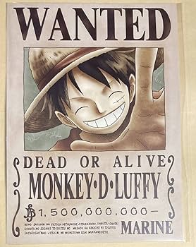Amazon.co.jp: One piece ワンピース 手配書ポスター 海軍公式手配書