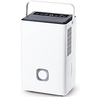 Megonia Deumidificatore Casa Muffa Elettrico: 65L/24h Deumidificatori Ambienti 120㎡Serbatoio