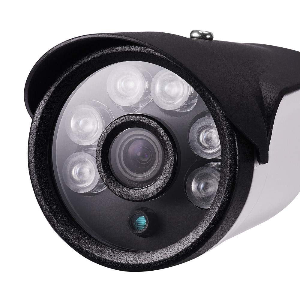 Überwachungskamera Kamera 4Mp / H.265 / CCTV-Überwachungskamera, Wetterfest, Sofortmail-Alarm, Tag- / Nachtsicht-Dc12V 2Mp