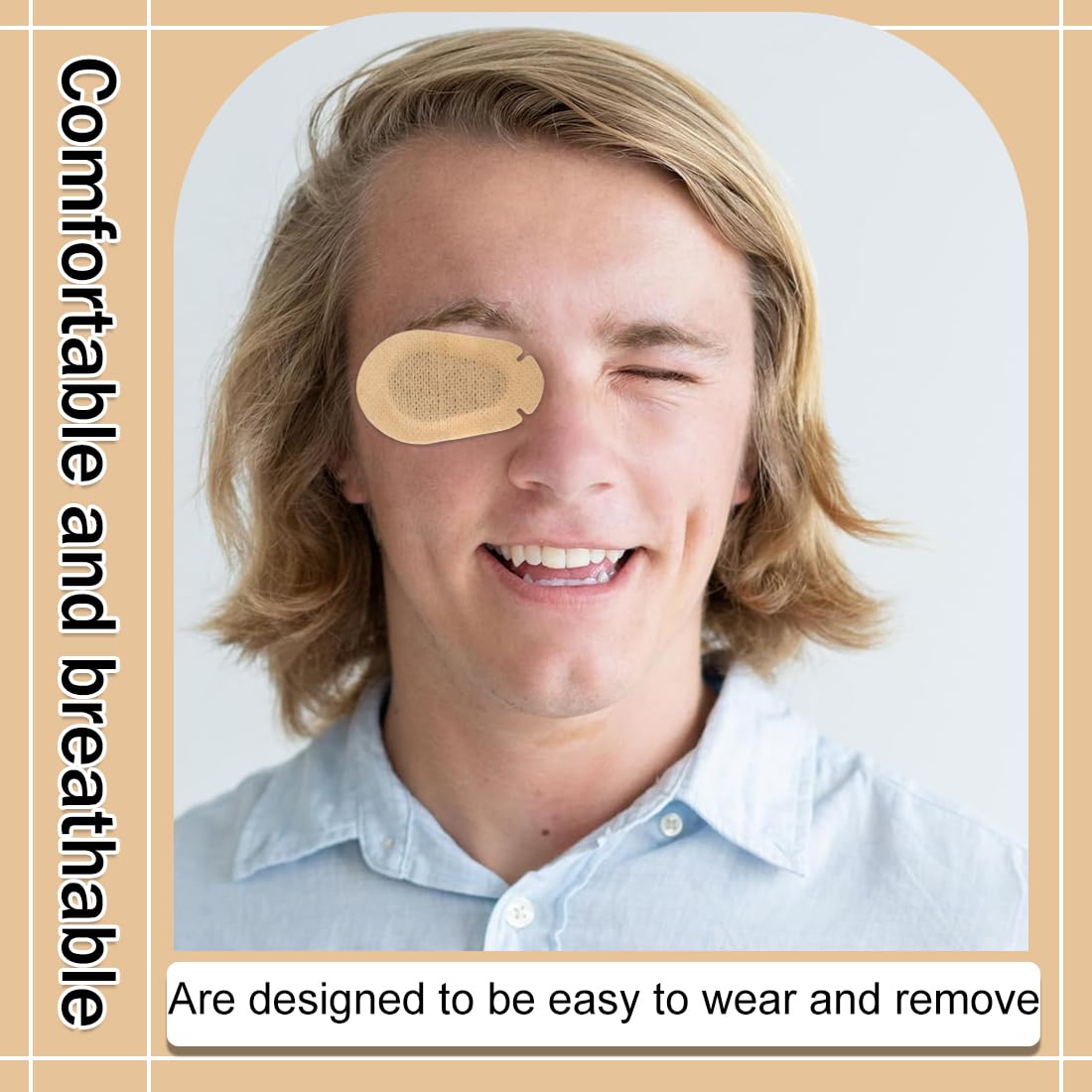 20 patchs oculaires adhésifs respirants, patchs pour les yeux, jetables, respirants, orthopédiques, occultants, pour adultes, filles, garçons, strabisme