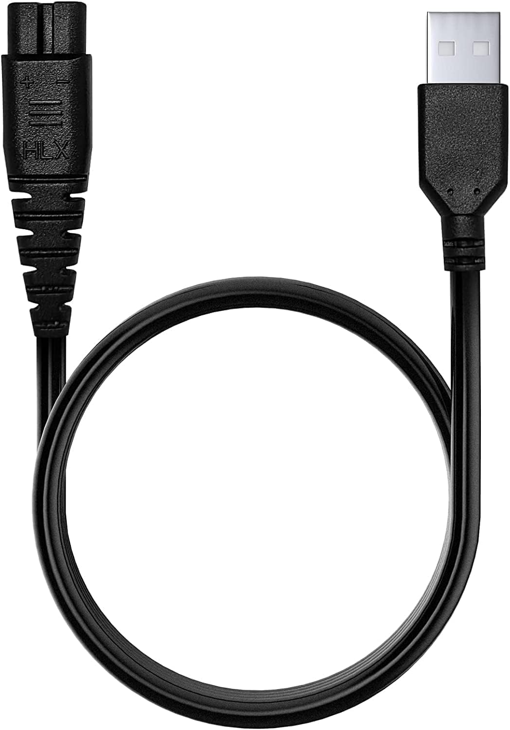 oneisall USB Charging Cable Compatible with 676 Model Dog Clippers,5V Replacement Charger USB Adapter, Black, 120 centimeters