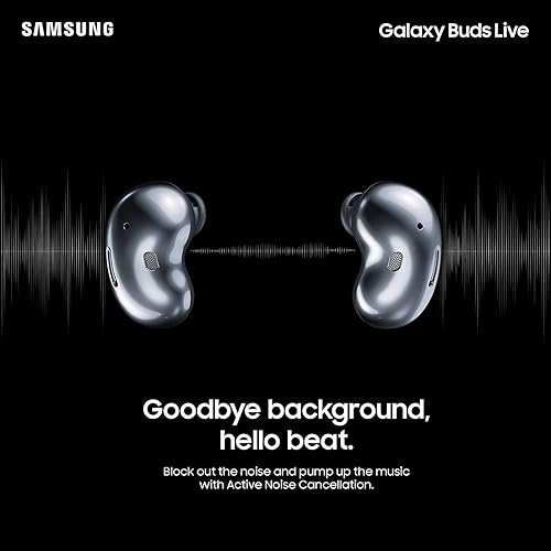Miniatura 4 de Samsung Galaxy Buds Live ANC TWS - Audífonos inalámbricos Bluetooth 5.0 para iOS y Android, controladores de 0.47pulgadas, modelo internacional