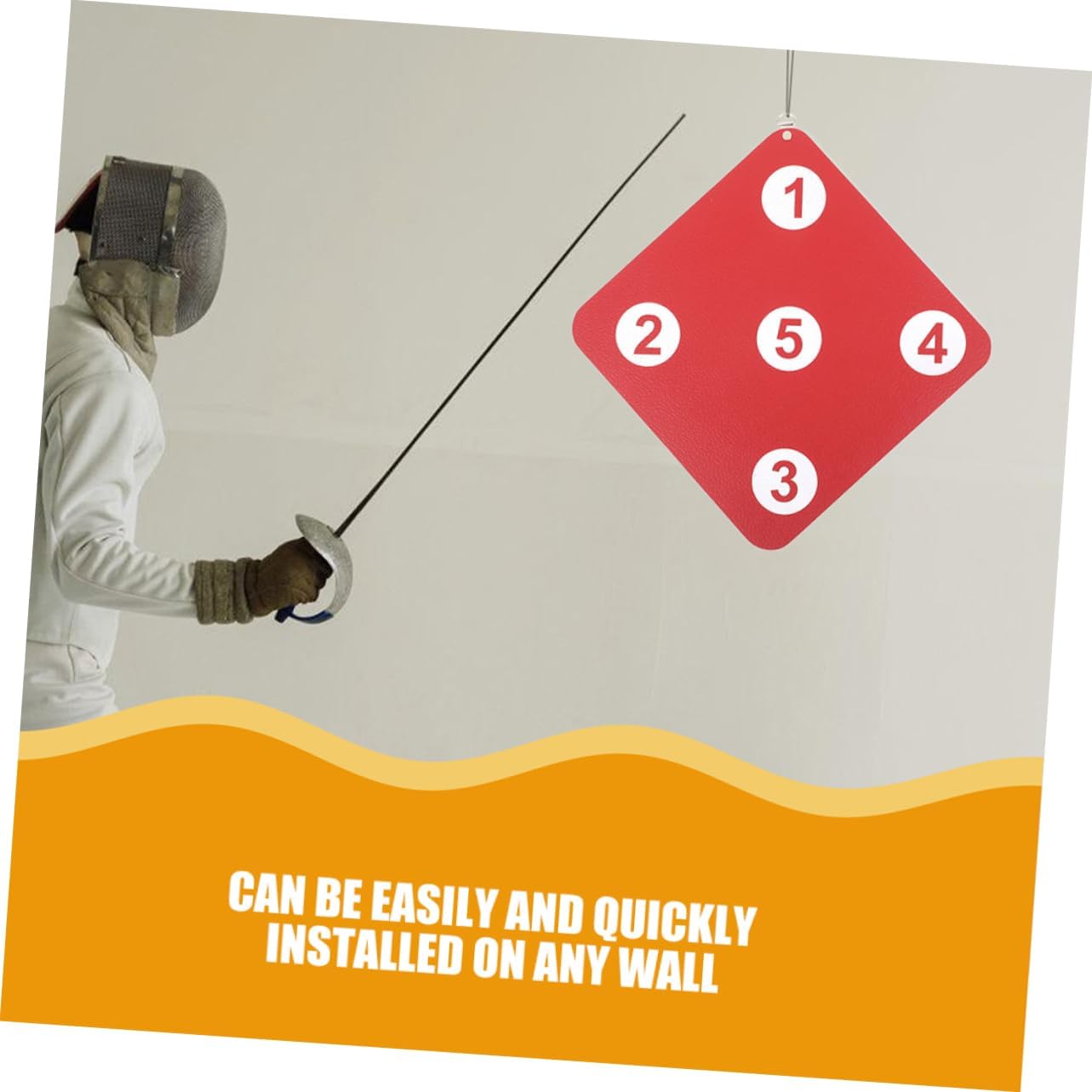 Dual Sided Fencing Target Sturdy Puncture Resistant Training Accessory for Home Fencing Equipment for